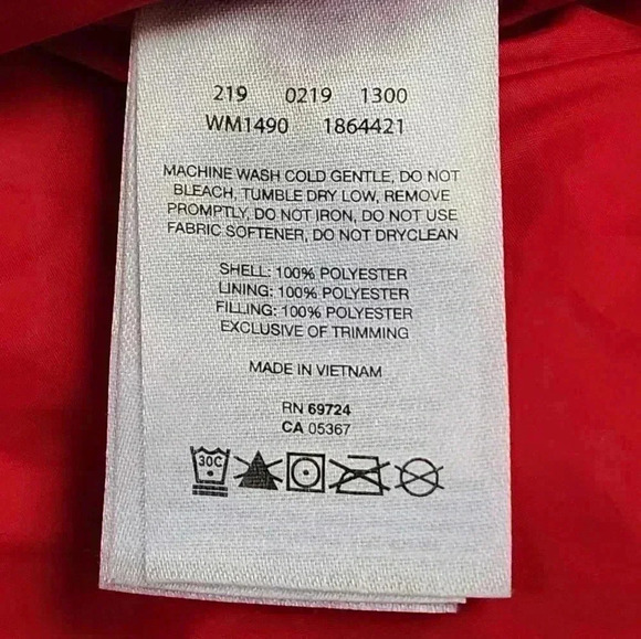 Columbia Mens Vintage Classic Navy Pullover Puffer Winter Hooded Jacket, sz SM - Picture 14 of 17